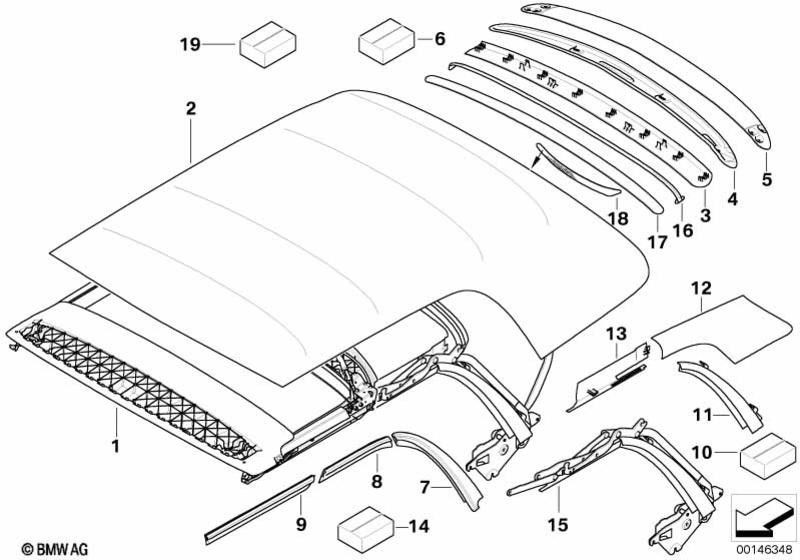 BMW右側の本物のSchiene Seal（54347194446）| 54347194446