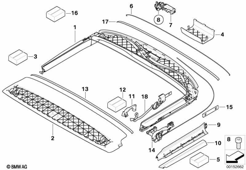 BMW純正フェルトストリップ118x15x1.5（54347364803）| 54347364803