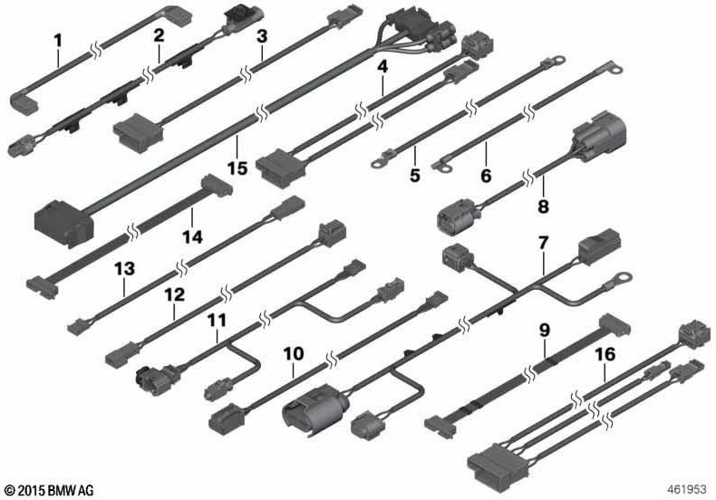 BMW本物のマスバンドヒンジテールゲート（611113448831）| 61113448831