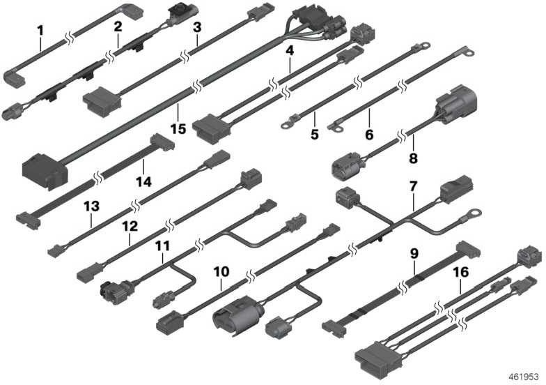 BMW本物のアダプターラインファン1およびファン2（61119141670）| 61119141670
