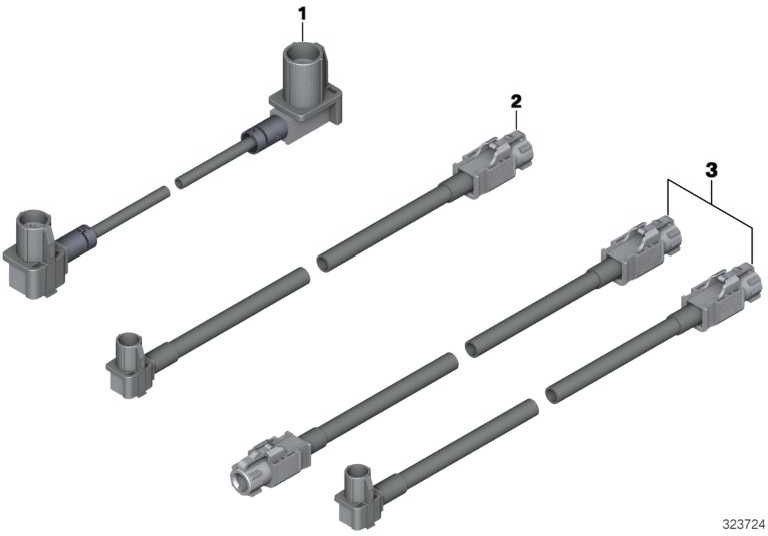BMW純正コネクティングラインヘッドユニットハイ-CID L = 1335mm 5シリーズ7シリーズ（61119339598）| 6111939598