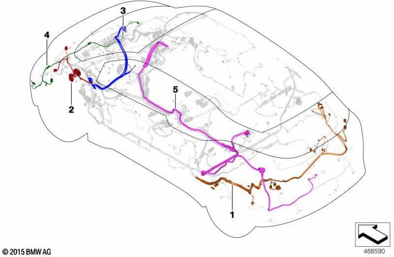 BMW純正代理人ケーブル逆カメラ（61119349361）| 61119349361