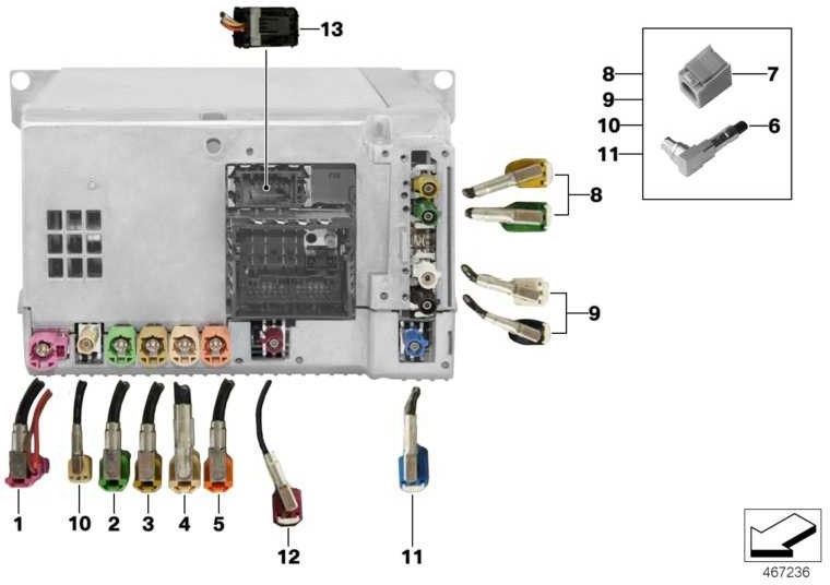 BMW本物の担当者BluetoothケーブルアンテナL = 1905mm X3（61119375887）| 61119375887