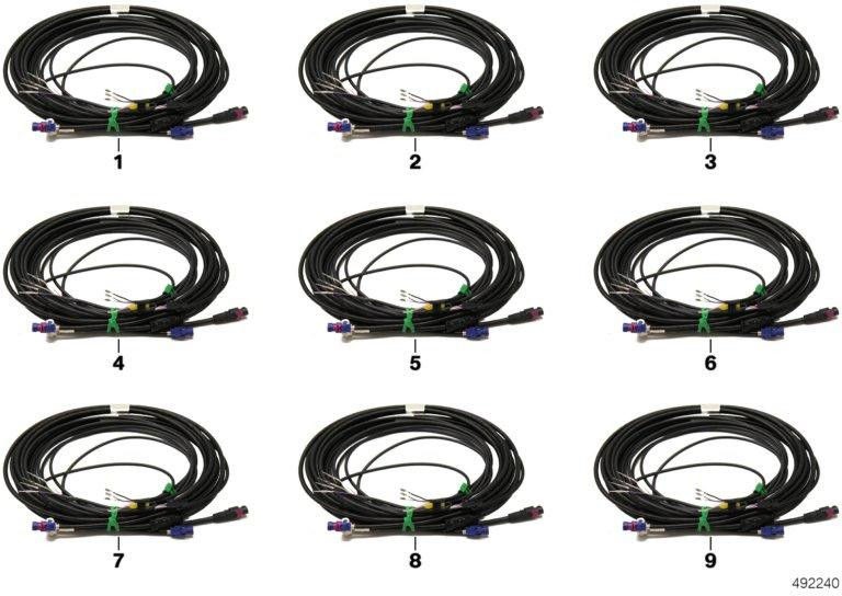 BMW本物の担当者セットHSDヘッドアップディスプレイL = 1705 mm（61119395521）| 61119395521