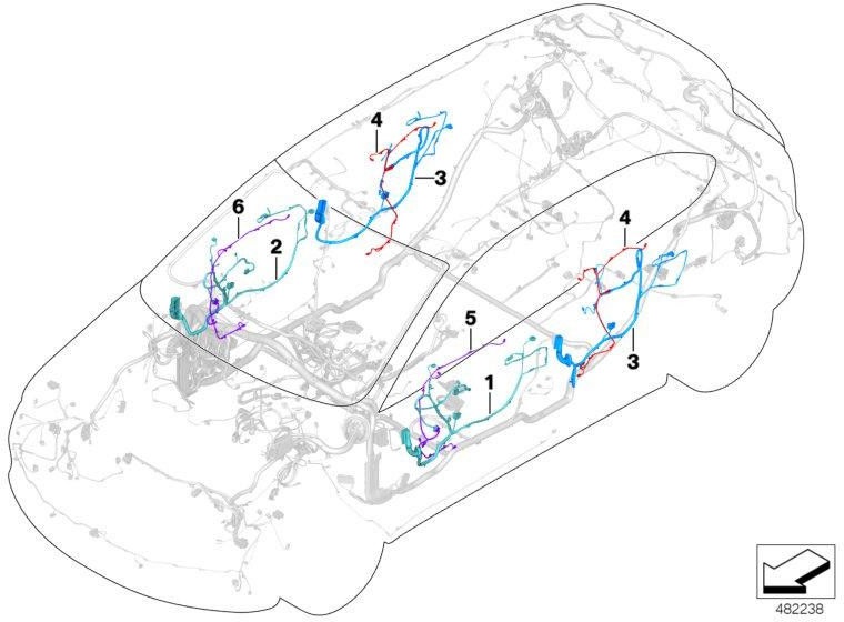 BMW本物のアダプターケーブルツリー（61126812240）| 61126812240