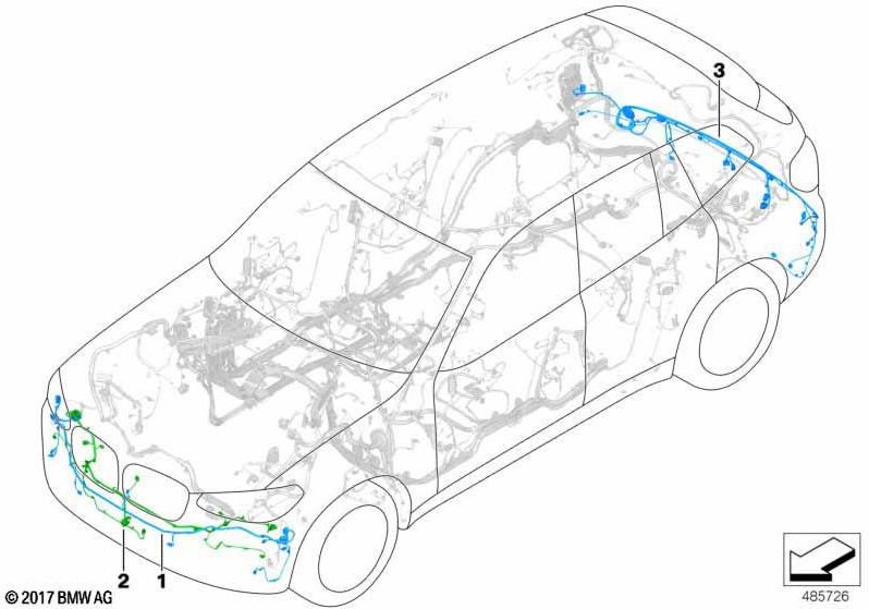 BMW正面にセットセット（61126991959）| 61126991959
