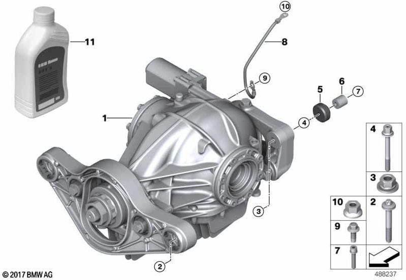 BMW本物のMassand（61127849443）| 61127849443
