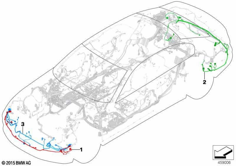 BMW本物のケーブルセットラン（61129364201）| 61129364201