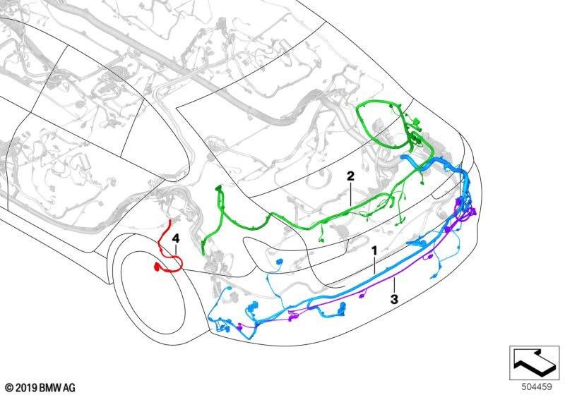 BMW本物のケーブルセットロック（61129436020）| 61129436020