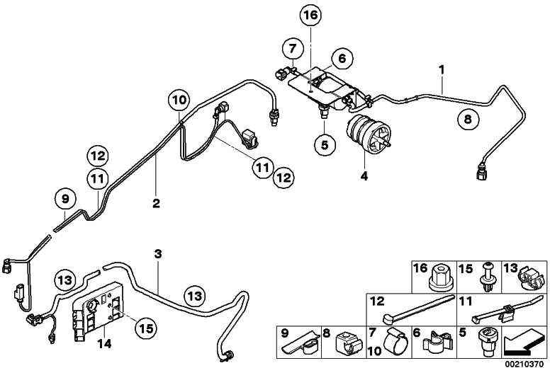 BMW本物のケーブルタイズアウトドアトージングL = 200 / w = 4.6 1シリーズx5 x6（61136915979）| 61136915979