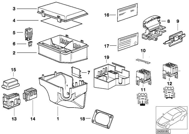 BMW本物のヒューズ40A（61138364543）| 61138364543