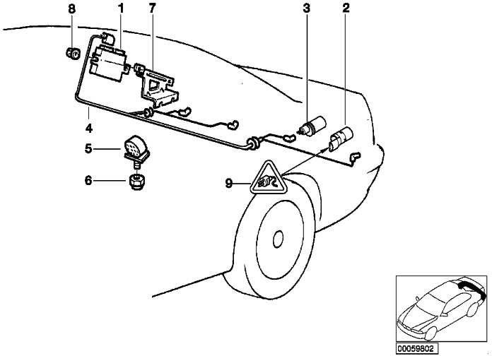 BMW純正ユニバーサルソケットハウジングUncoded3 Pol。 1シリーズ5シリーズ7シリーズX1 X3 X6 Z3 Z4 Z8 MINI（61138365348）| 61138365348