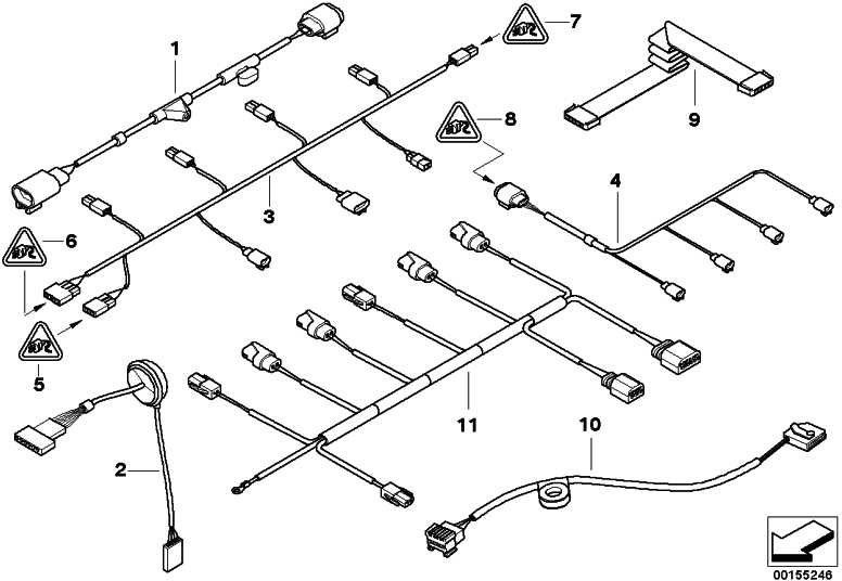 BMW本物のペンハウジング12 pol./schwarz 1シリーズ6シリーズ7シリーズx1 x5（61138387220）| 61138387220
