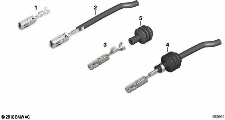 BMW純正ソケット連絡先MCP 2.8 ELA1.5-2.5mm²AG（61139232679）| 61139232679