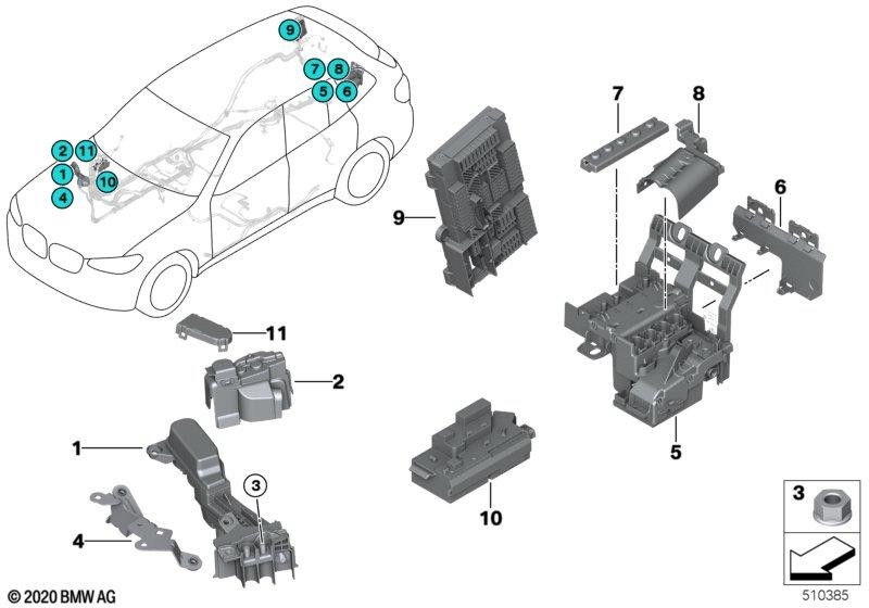 前面のBMW純正電力販売業者（61146807487）| 61146807487