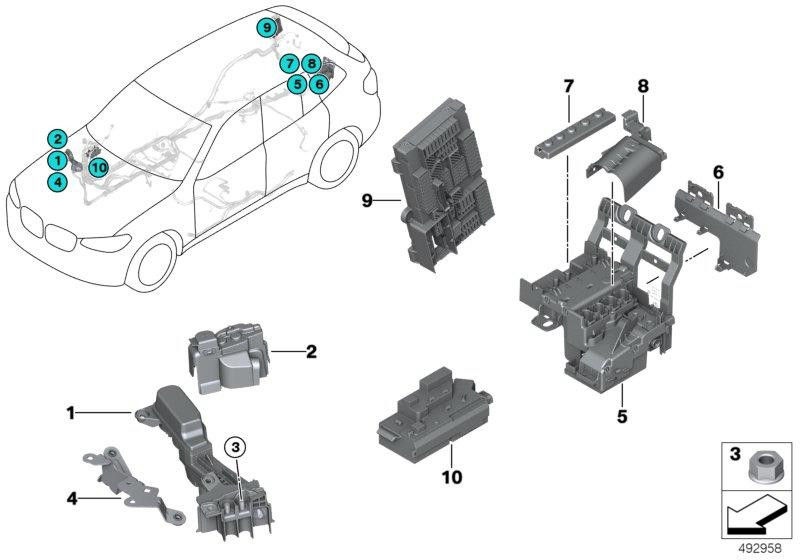 BMW本物のB+ディストリビューターバック（61146841702）| 61146841702