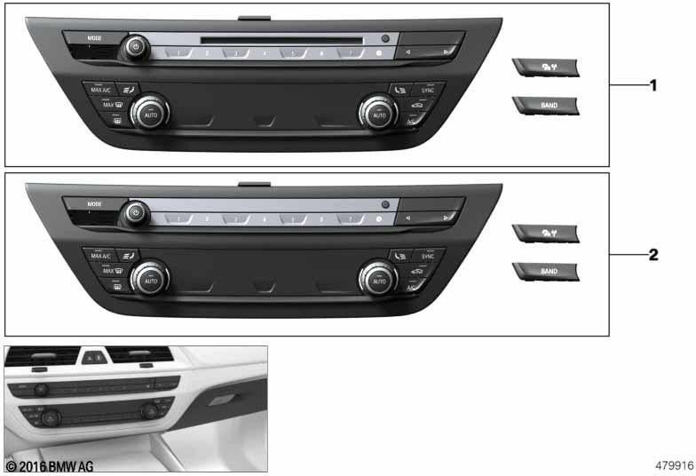 BMW純正担当者セットラジオと気候農産物（61315A0A280）| 61315A0A280