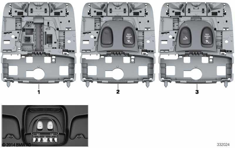 BMW純正機能センターDACH（61315A0F1D8）| 61315A0F1D8