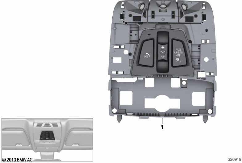 BMW本物の機能センターDACH（61315A0F1E8）| 61315A0F1E8