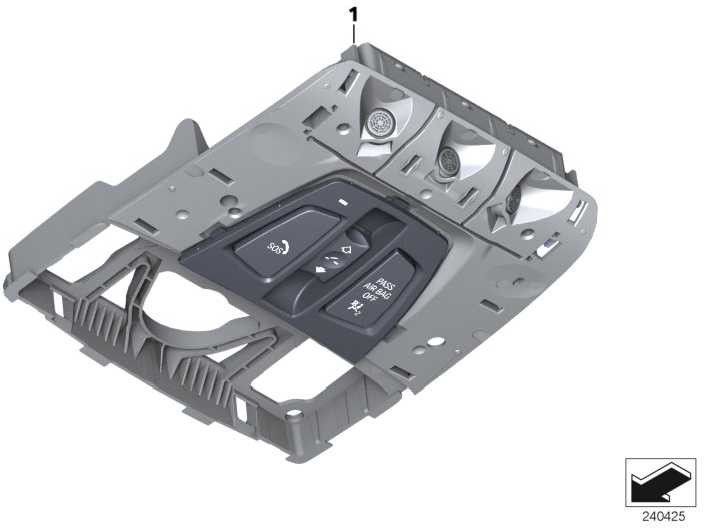 BMW本物の機能センターDACH（61316826921）| 61316826921