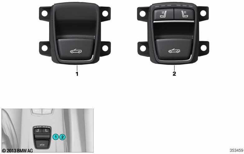 BMW本物のスイッチデッキ（61316832924）| 61316832924