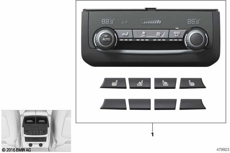 BMW本物の担当者セット気候生産環境（61316999436）| 6131699436