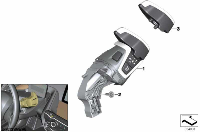 BMW本物のゲートセレクタースイッチ（61316999578）| 6131699578