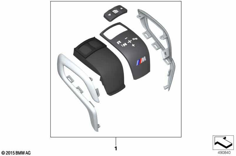 BMW本物の担当者セットブレンドギャングセレクタースイッチ（61318097024）| 61318097024