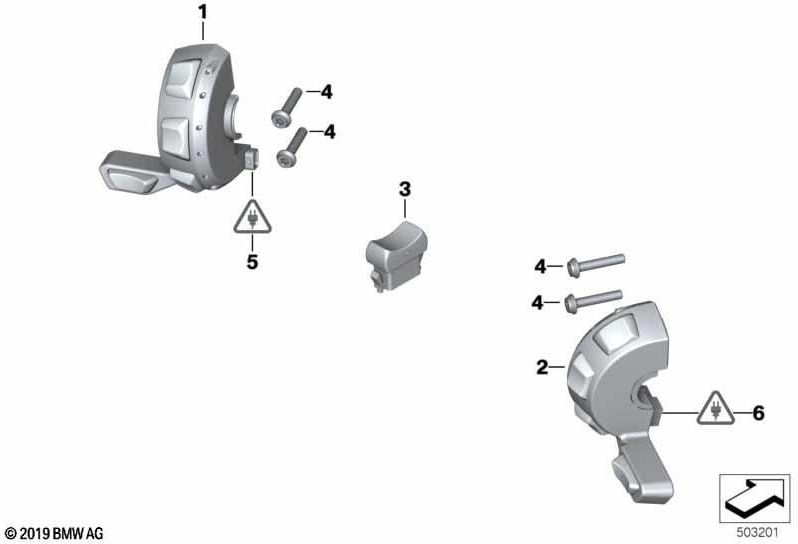 BMW右のLINの本物の追加スイッチ（61318405172）| 61318405172