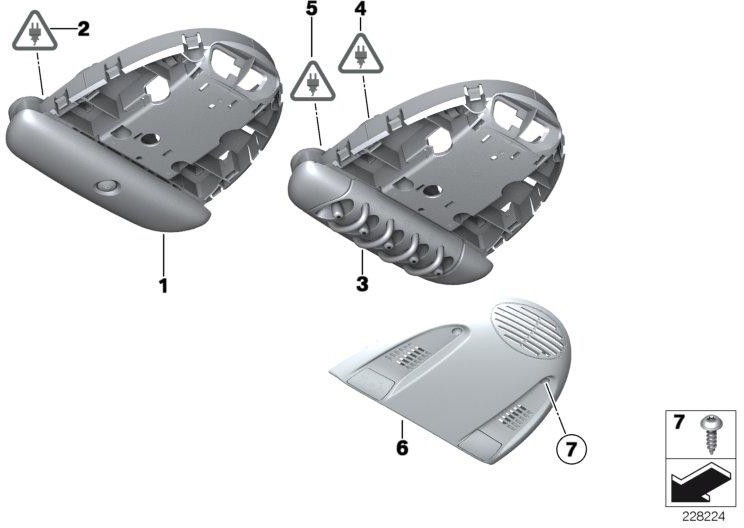 BMW本物のコントロールユニットルーフ（61319284331）| 61319284331
