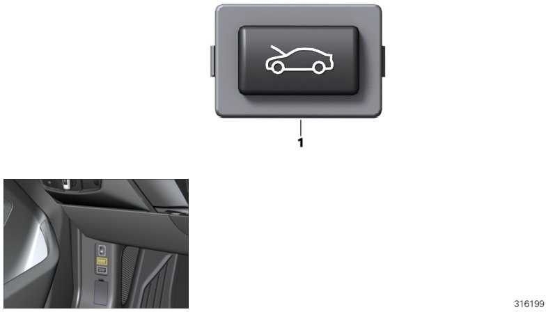BMW本物のスイッチフロントフラップリフレクションI3（61319312899）| 61319312899