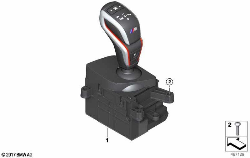 BMW本物のゲートセレクタースイッチ（61319882343）| 61319882343