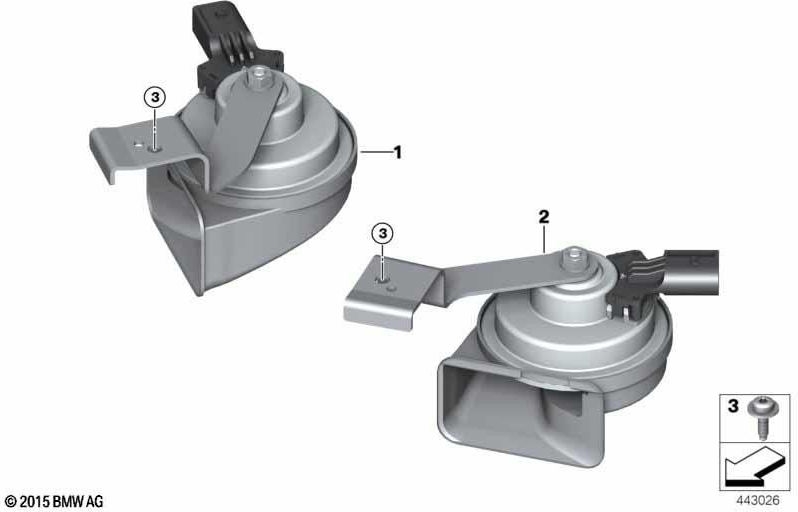BMW純正ファンファーレ ホクトン（61338492761）| 61338492761