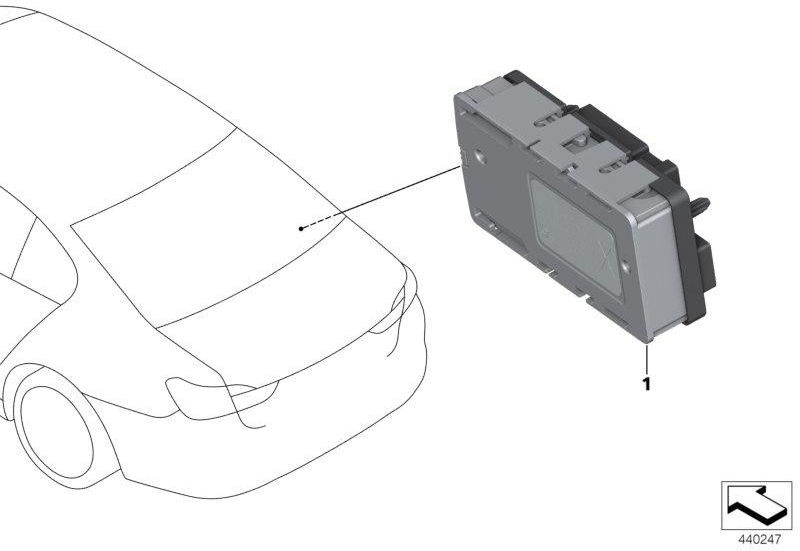 BMW純正電力ディストリビューターLINモジュール（61355A44CE1）| 61355A44CE1