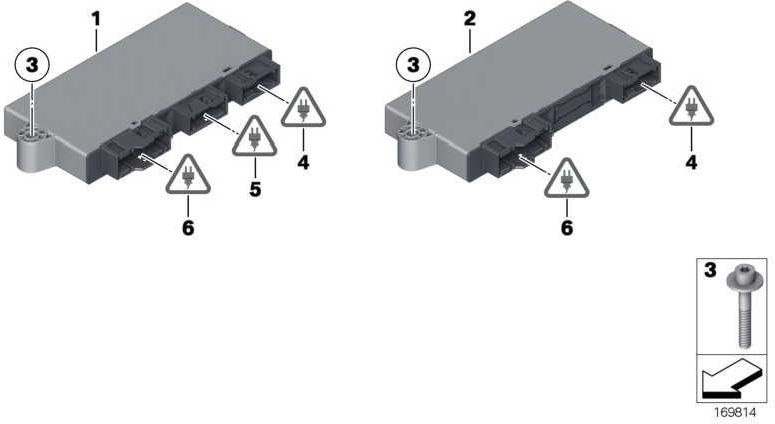 BMW純正コントロールユニットCAS4 7シリーズX3 6シリーズX4（61356809374）| 61356809374