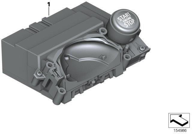 BMW本物のスタート/ストップスイッチ（61359299332）| 61359299332