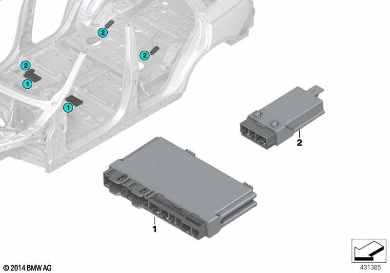 BMW純正シートモジュール（61359459684）| 61359459684