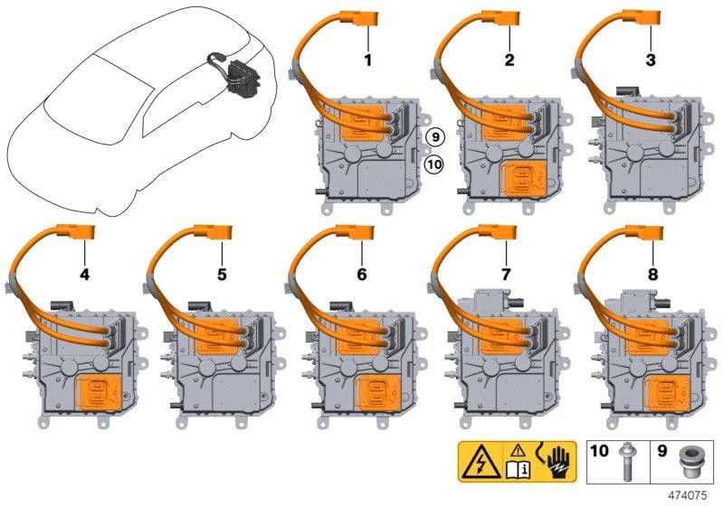 BMW純正コントロールユニットコンフォート充電電子機器KLE（61449845423）| 61449845423