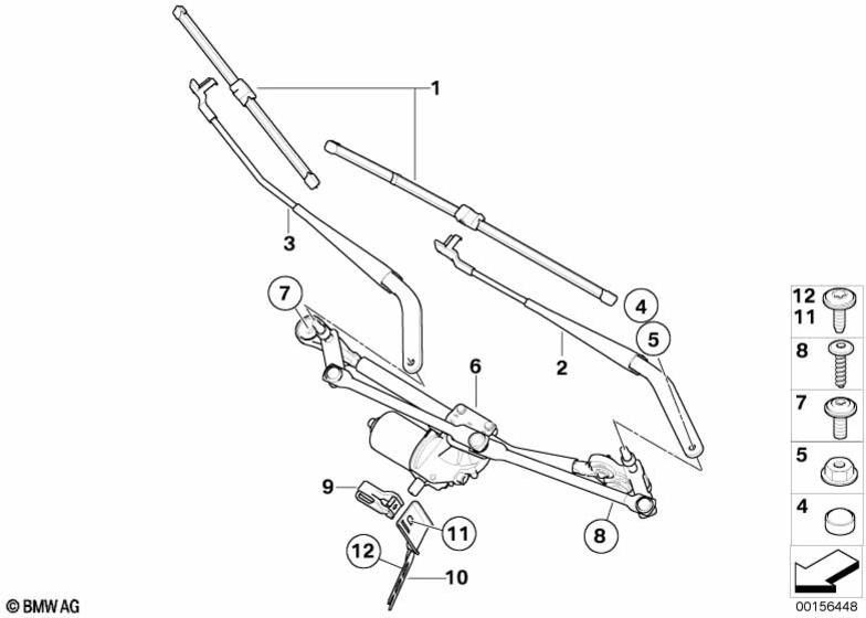 BMW純正ワイパーブレードのセット（61610077821）| 61610077821
