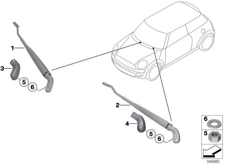 BMW純正カバーキャップwichar mini（61617248410）| 61617248410