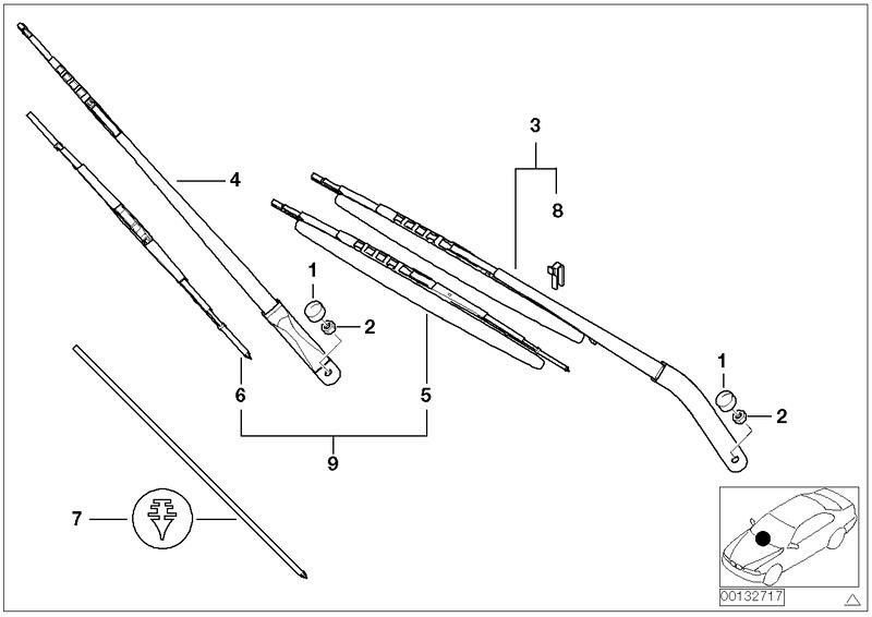 BMW本物のwicharmドライバー側（61619449947）| 61619449947