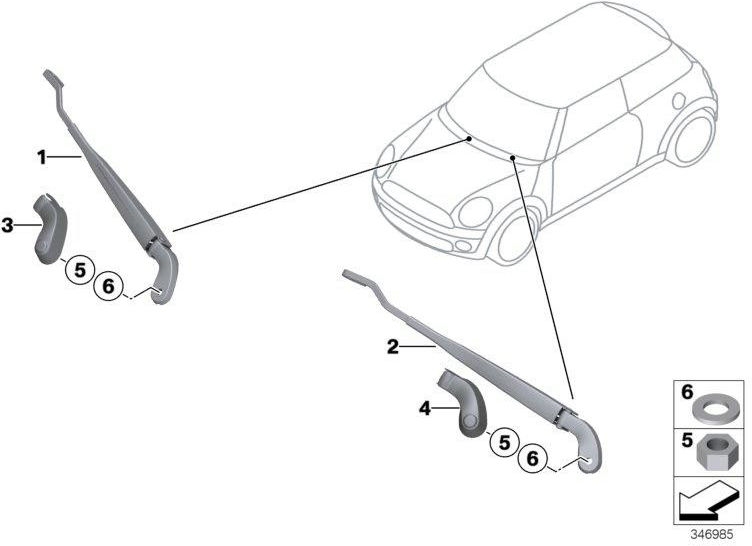BMW本物のウィッシュハーム（61619449970）| 61619449970