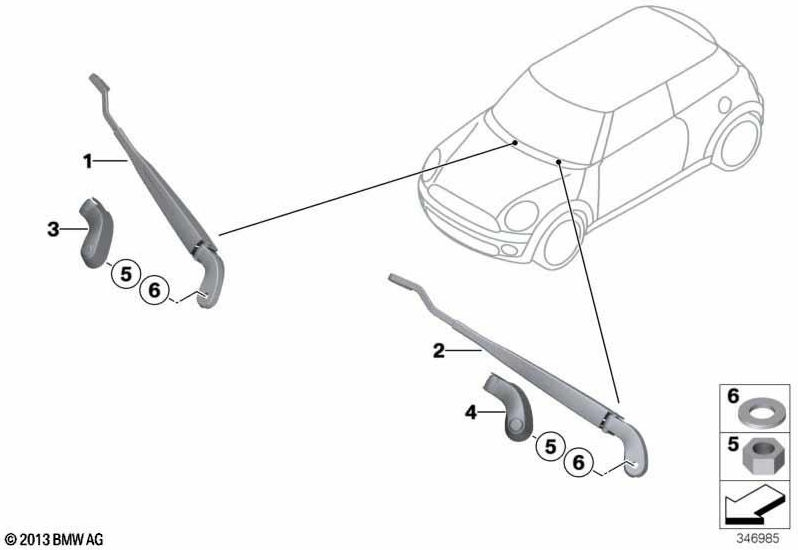 BMW本物のwicharmドライバー側（61619450014）| 61619450014