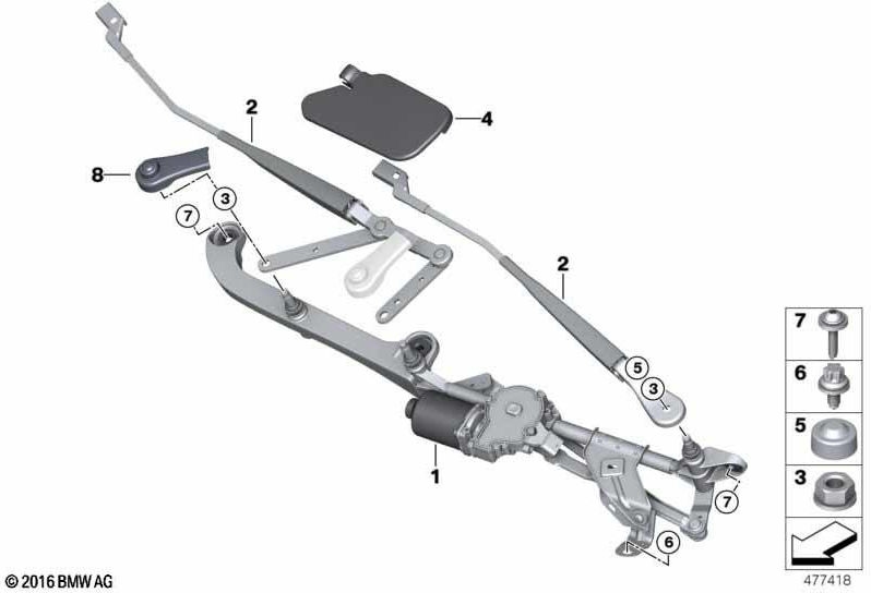 BMW本物のWicharm助手席側（61619464504）| 61619464504