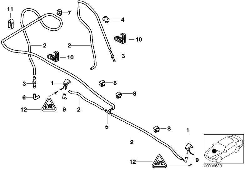 BMW純正スプラッシュノズルミニ（61667146377）| 61667146377