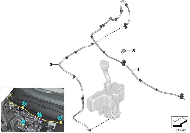 BMW本物のノズルチェーンディスクワッシャーシステムI3（61667347668）| 61667347668