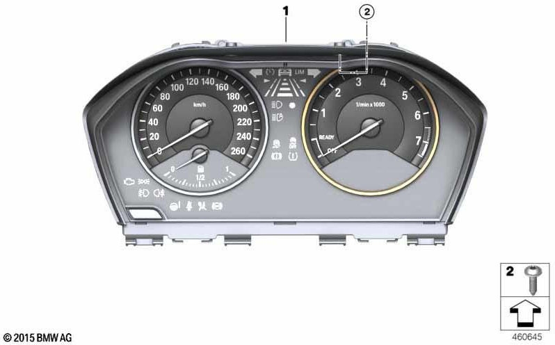 BMW本物の楽器の組み合わせKMH（62105A03E56）| 62105A03E56