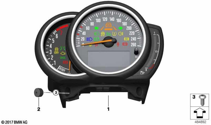 BMW純正楽器の組み合わせKMH（62108779662）| 62108779662