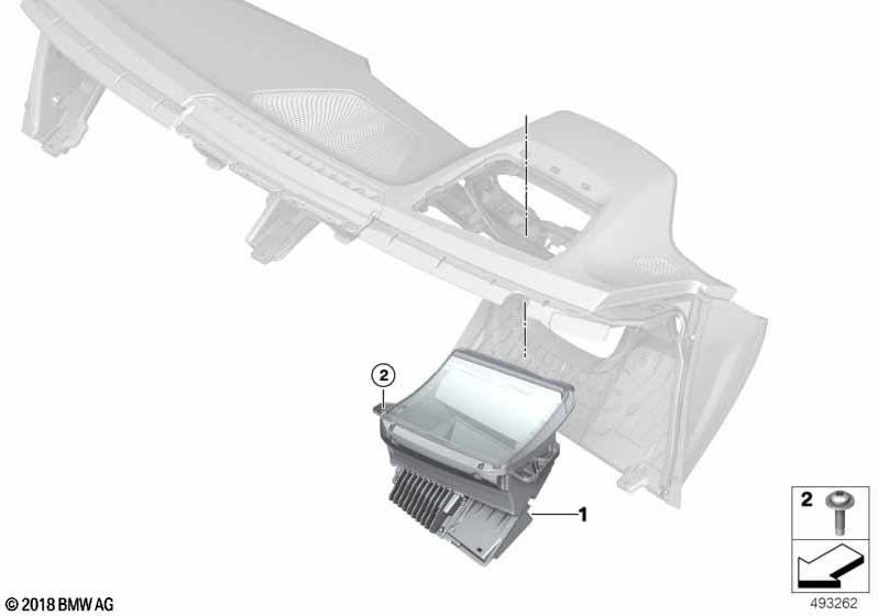 BMW本物のヘッドアップディスプレイ（62309442012）| 62309442012