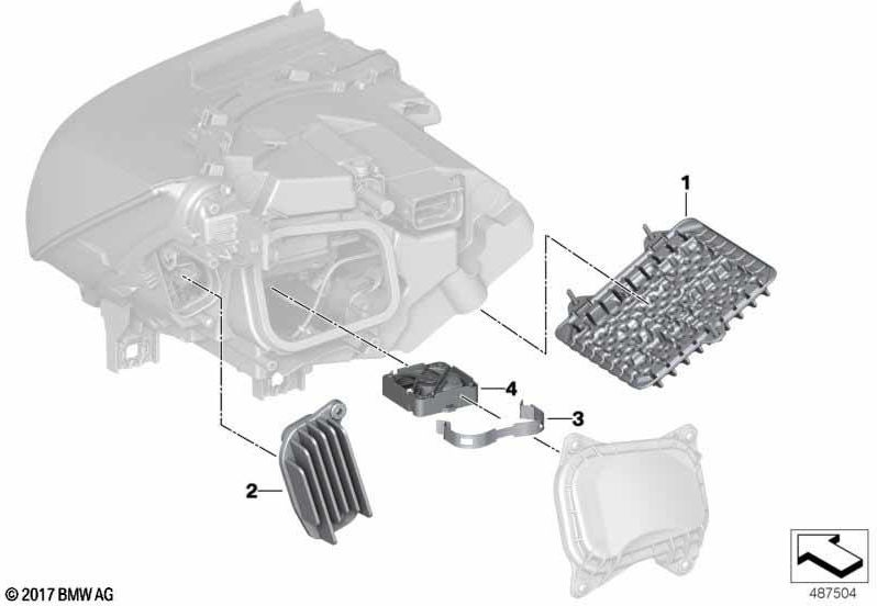 BMW本物のLEDモジュール昼間のランニングライト（63118495579）| 63118495579